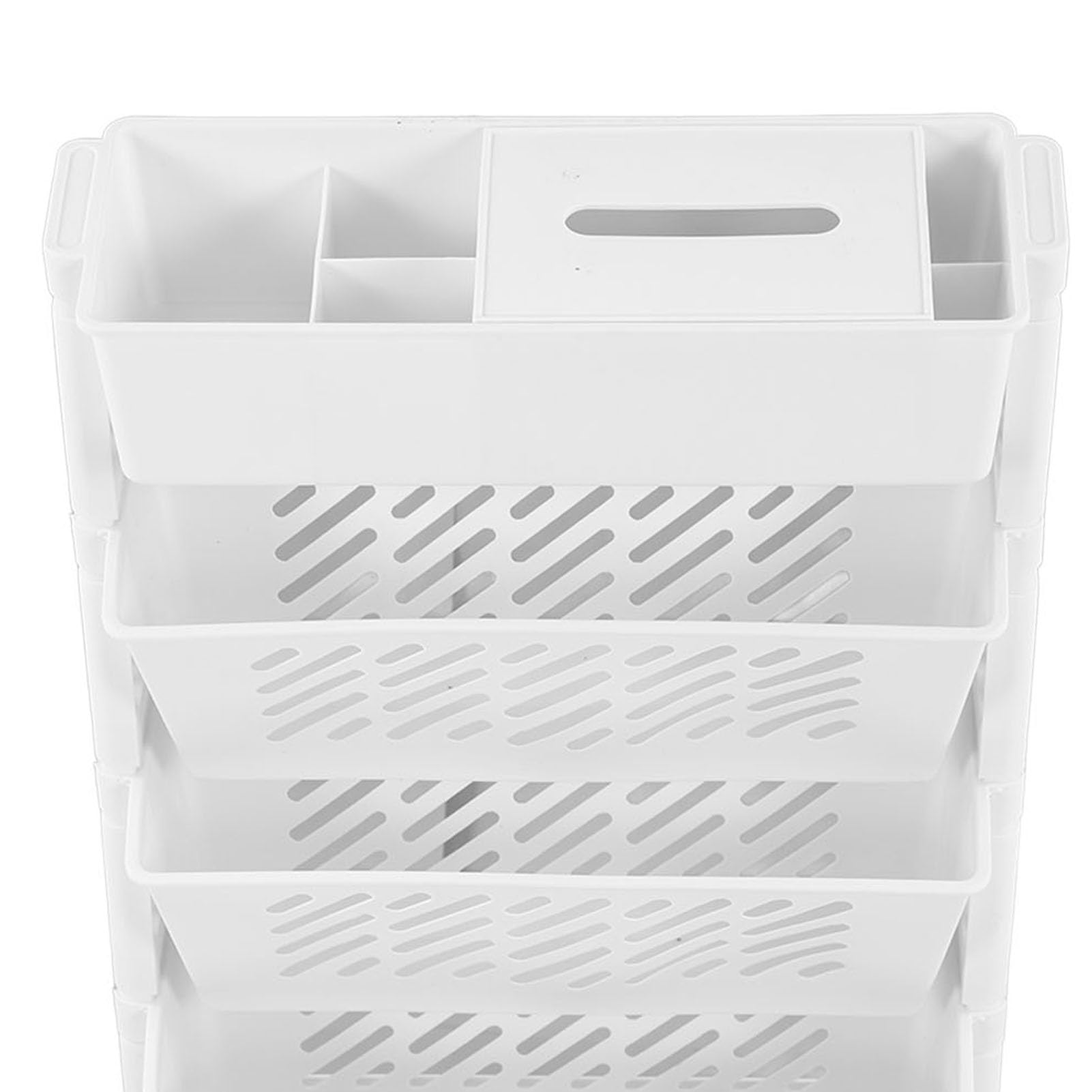 Zerodis Utility Cart, Mobiler Plastikspeicher Organizer mit Rädern Abnehmbar (5 Schichten)