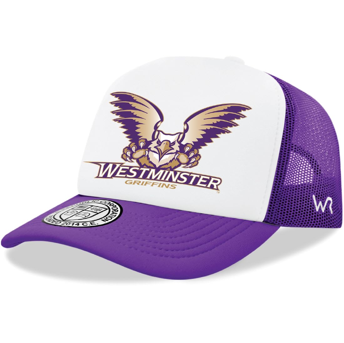 Westminster College Griffins Jumbo College Cap - Pruple