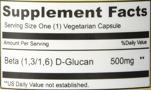 Miniatura 2 de Priority One Vitaminas Beta Glucano 100 Cápsulas Vegetarianas Respuesta Inmune Saludable - Esfuerzo Clínico