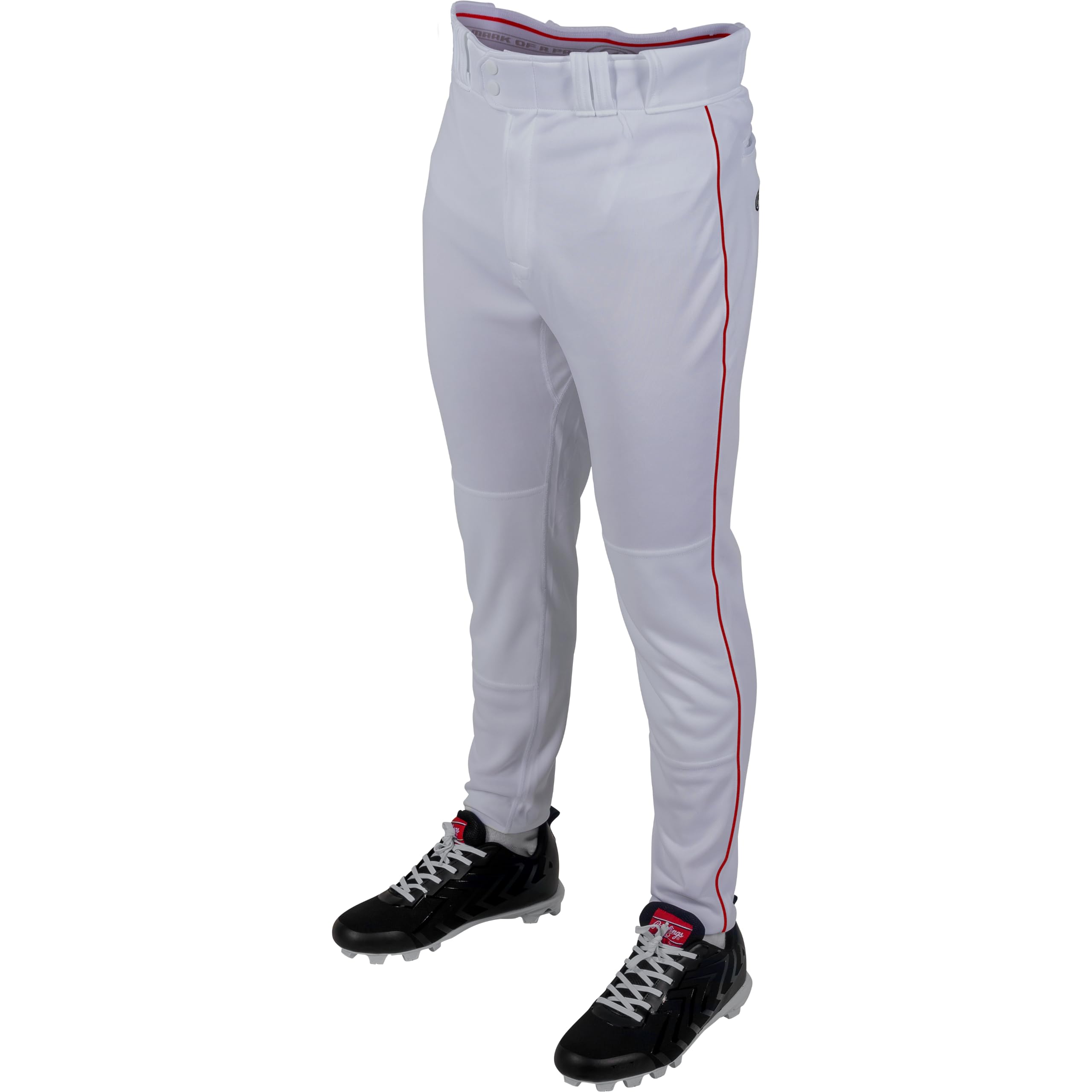 Rawlings Herren Hose Rawlings | Pro 150 Series Baseball Pant | Jogger Fit | Adult Sizes | Solid & Piped Options