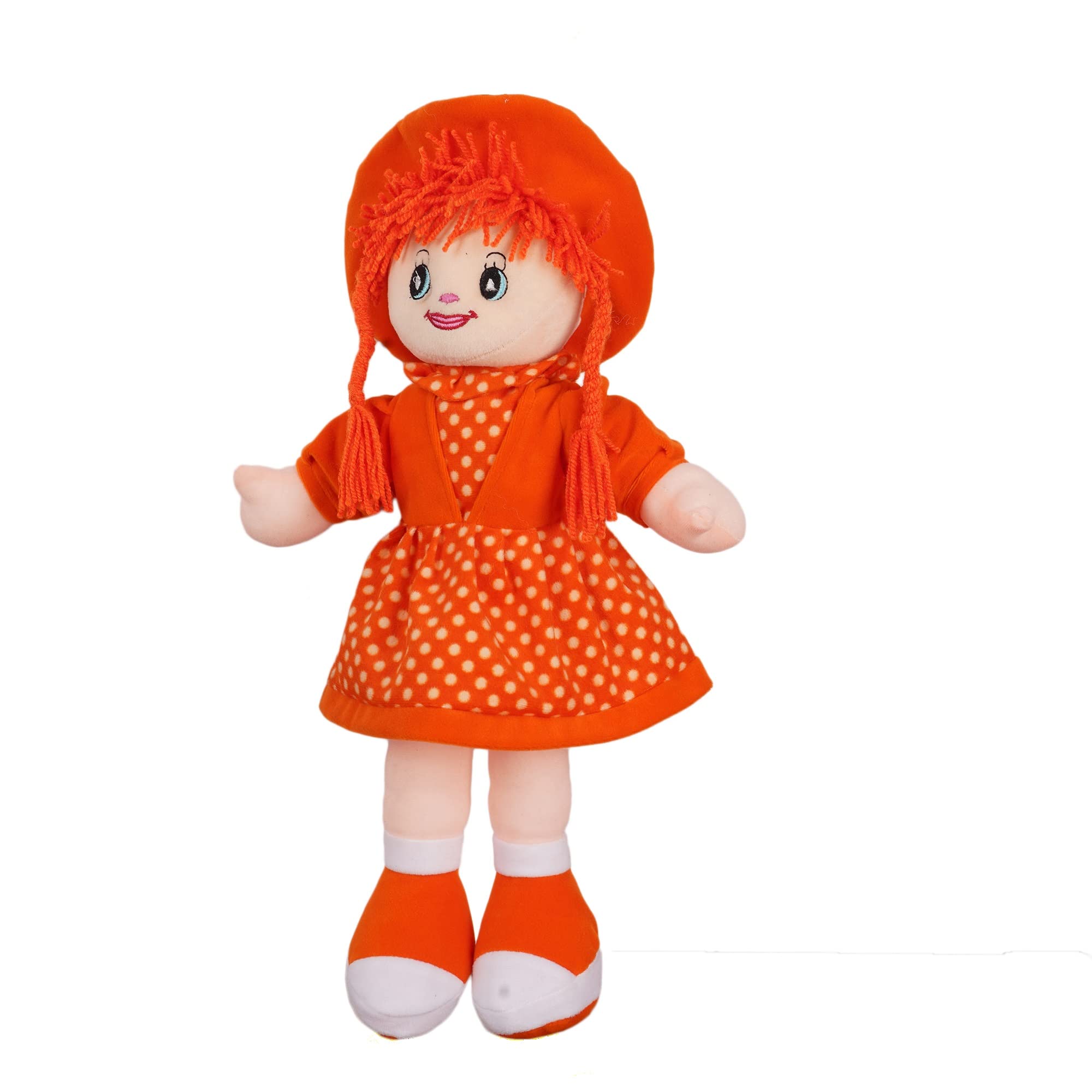 HELLO BABY Rinky Doll Super Soft Washable Doll Soft Toy for Kids | Stuffed Soft Plush Toy 45 Cm - Helps to Learn Role Play (Orange) (B09VDFTZHP) Amazon Price History, Amazon Price Tracker