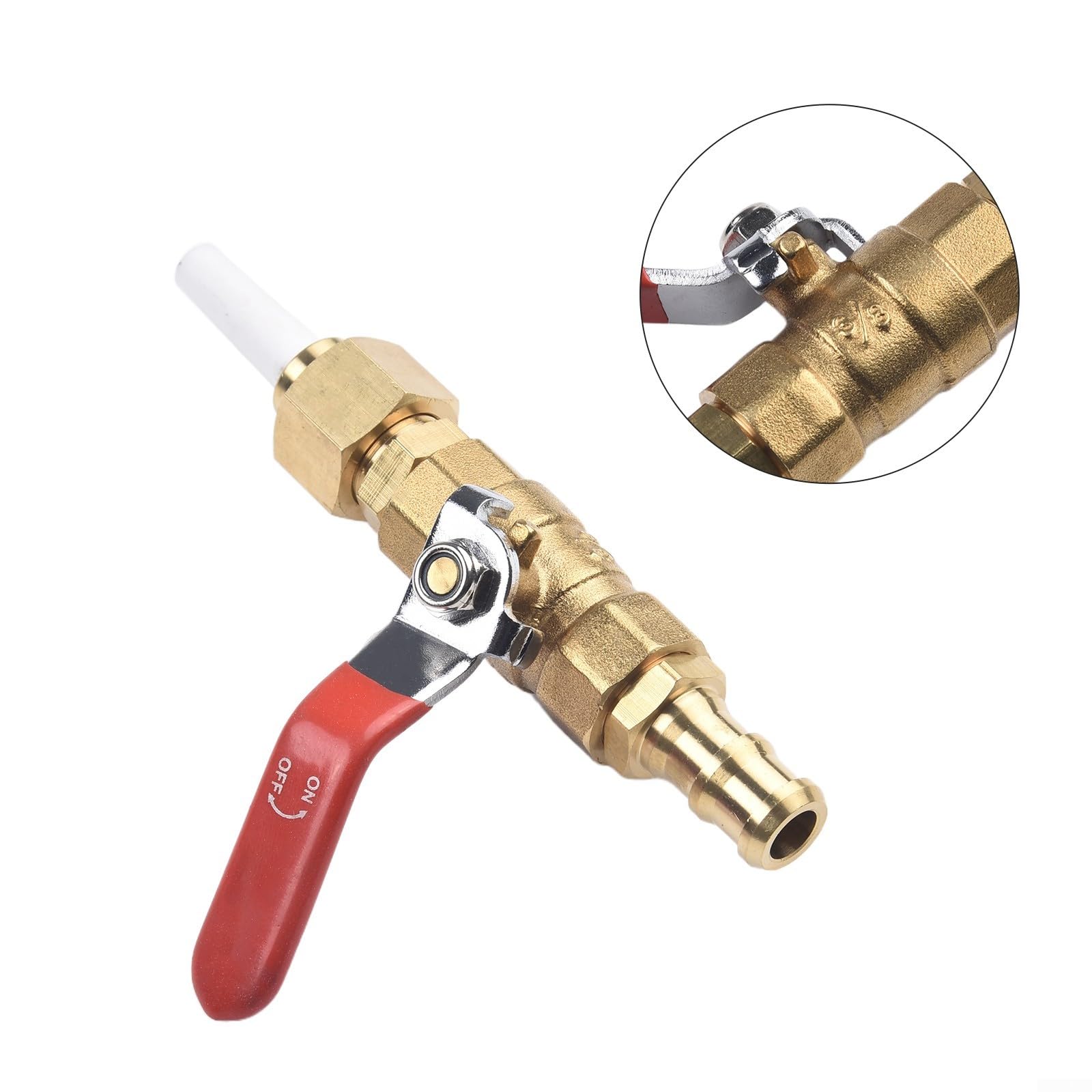 Outil de sablage de type valve,Assemblage d'outils de sablage robuste avec vanne à bille en laiton,Outils de sablage de type valve