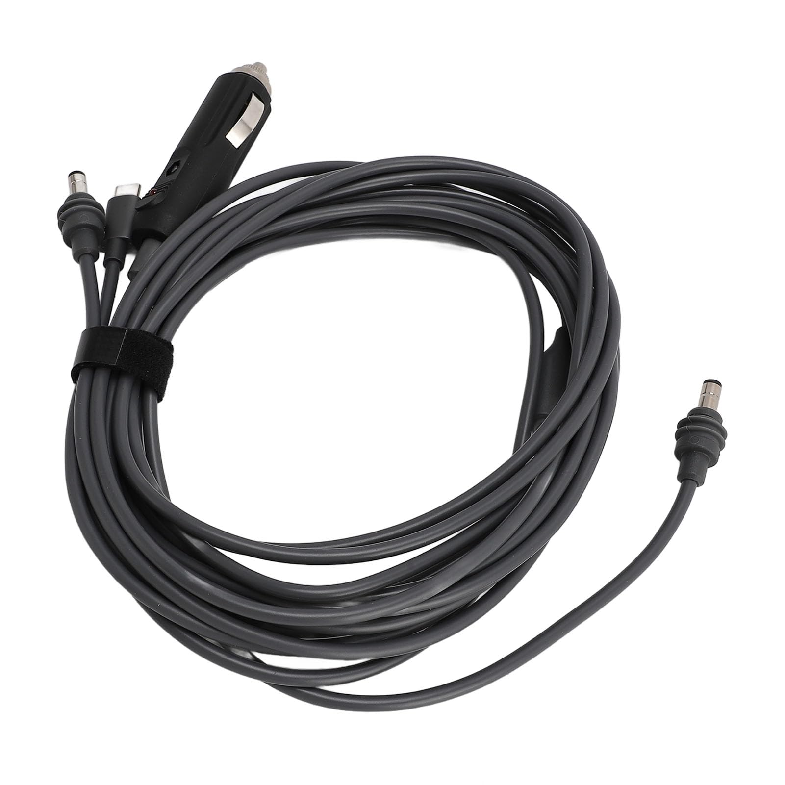 Cable de Alimentación CC Satelital, Cargador de Coche 3 en 1 de