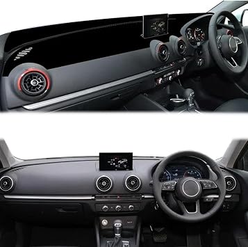 Car Dashboard Dash Mat Cover Sun Shade Carpet Pad Polyester Flannel Suede for Audi A3 2014 2015 2016 2017 2018 2019 2020
