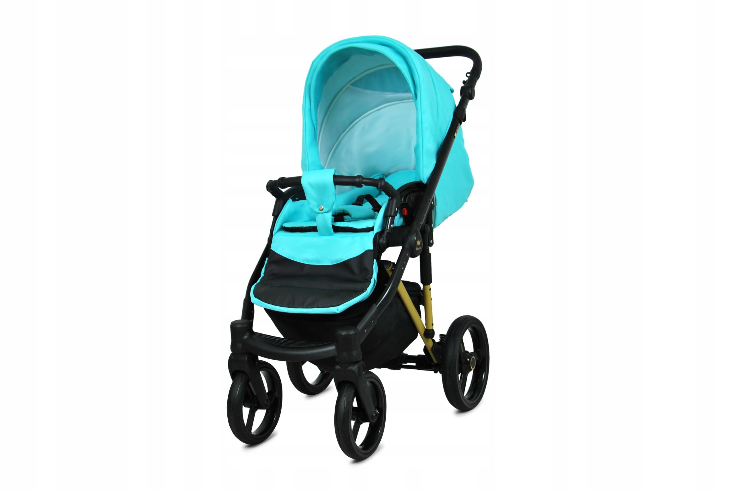 BabyLux® Zestaw wózków dziecięcych 3 w 1 – UZO – w zestawie wanienka dla niemowląt, fotelik sportowy, fotelik samochodowy – zestaw wózków dziecięcych – wózek dziecięcy kombi z torbą do przewijania