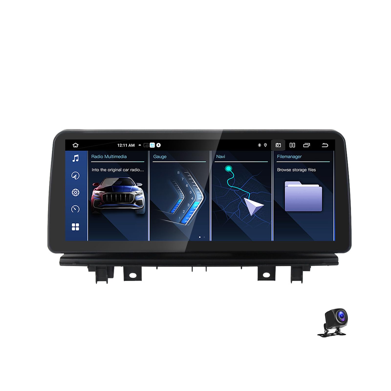 Android 12 Car Stereo for BMW X1 F48 2016~2017 Car Multimedia GPS Navigation Player Wireless Carplay Auto DSP Support Original Steering Wheel Controls, Camera,12.3 inch,4 core 2G+32G