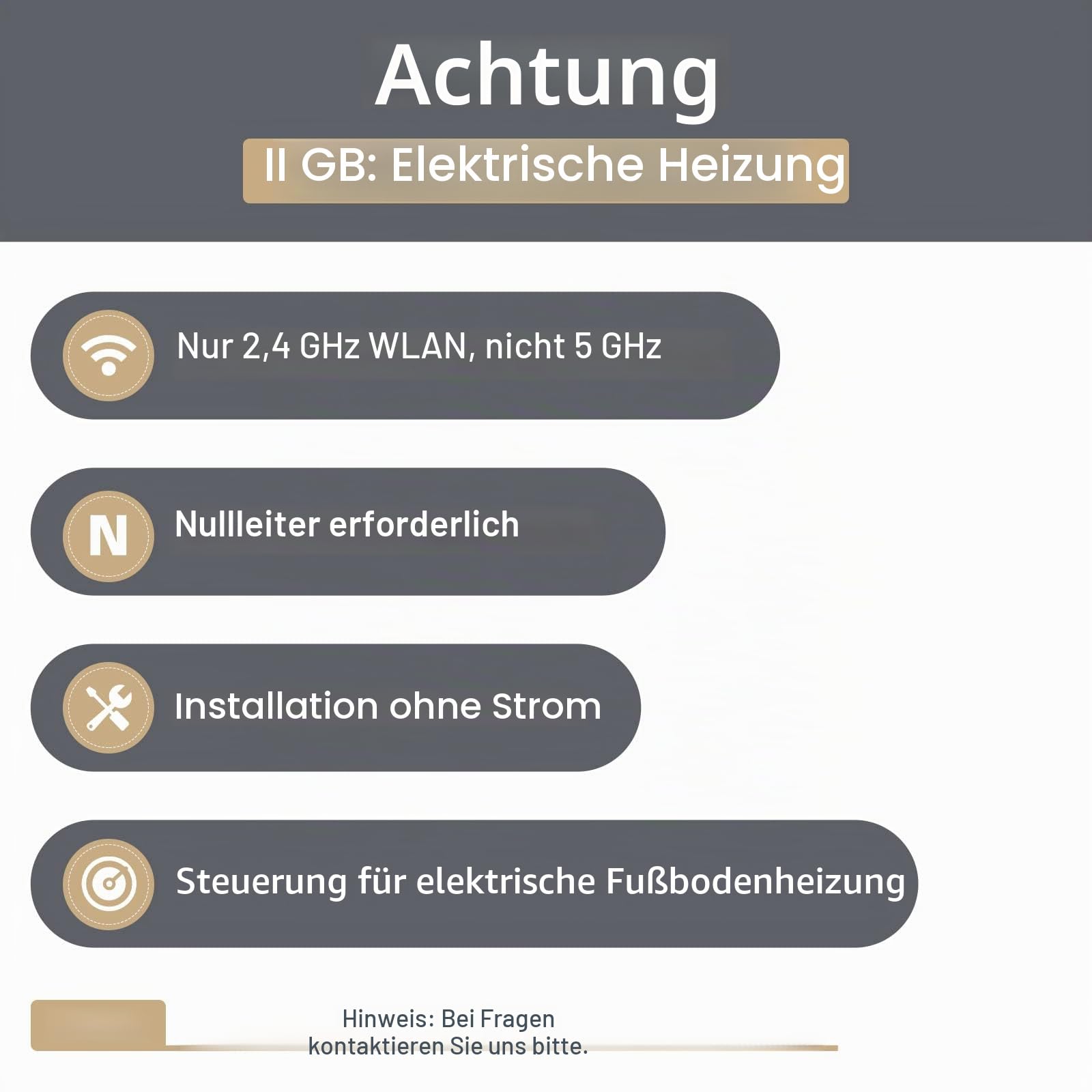 MOES Smart Thermostat WLAN Temperaturregler Smart Life/Tuya APP Fernbedienung für elektrische Heizung，Kompatibel mit Alexa Google Home 16A(Schwarz) | 16A Temperaturregler, Fernbedienung über Smart Life/Tuya App, Alexa/Google kompatibel