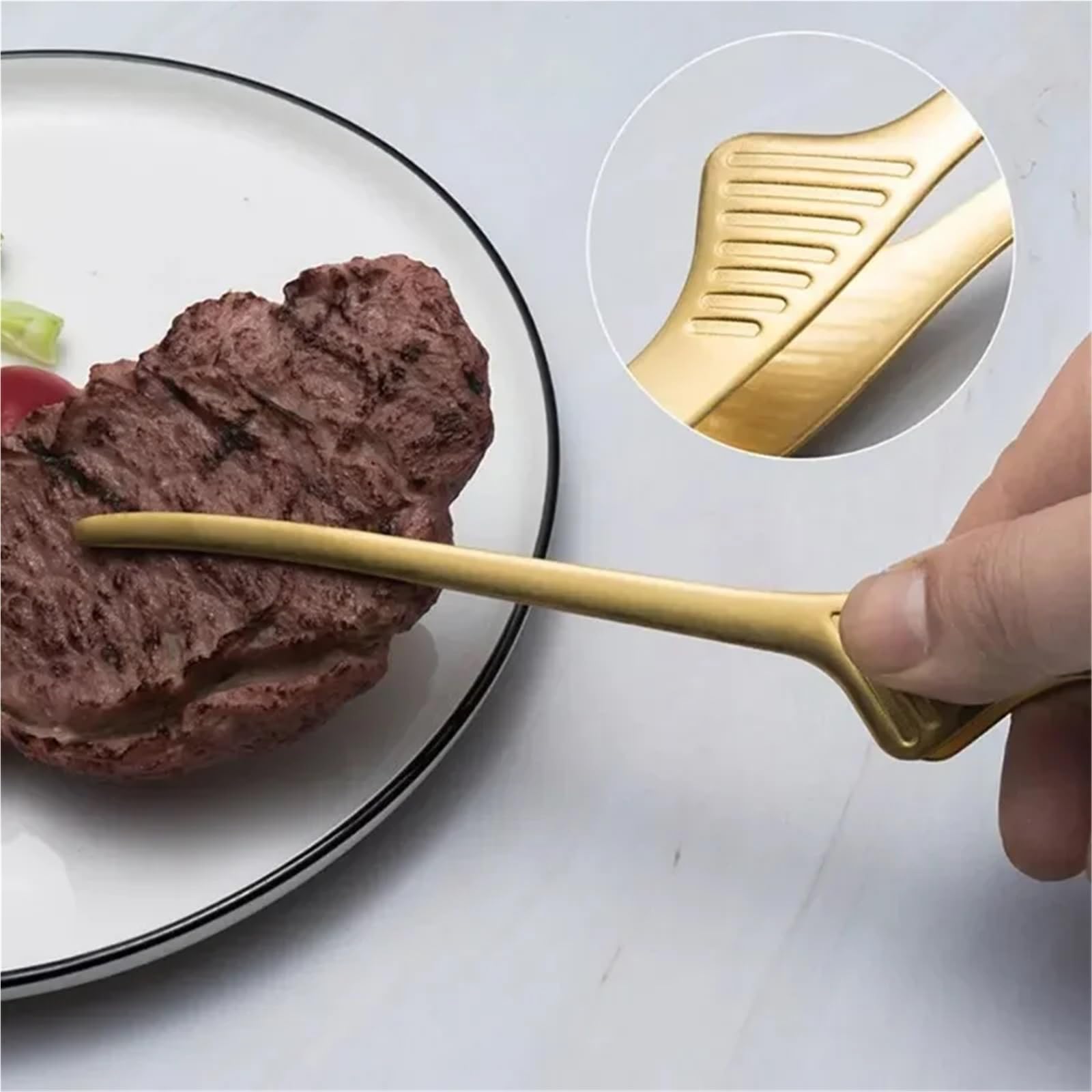 Pinzas para barbacoa, Pinzas de cocina acero inoxidable Multicolor Antideslizante Resistente al calor(Rose Gold)