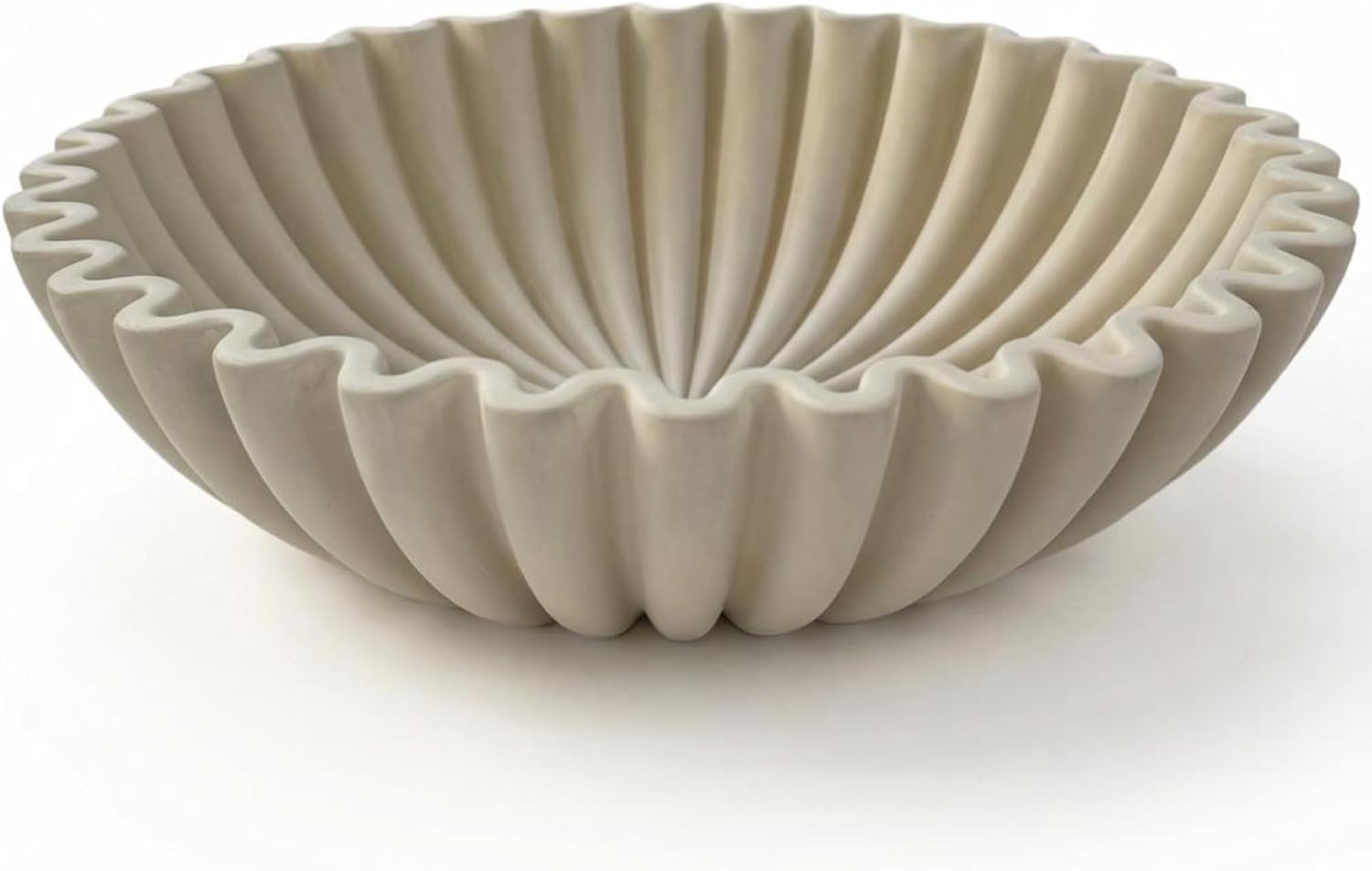 OAKOA Large Decorative Bowl for Home Decor - Purse Bowl Decor - Key Bowl for Entryway Table - Coffee Table Bowl - Organic Modern Home Decor