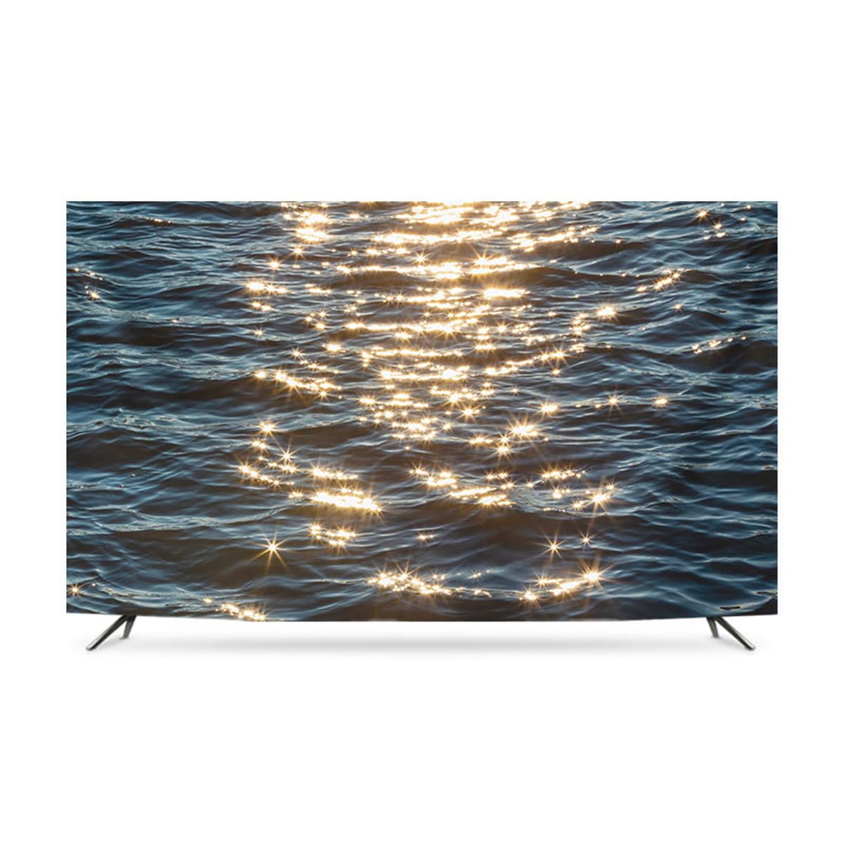Coperture per televisori, 22-80 Pollici TV Cover Art Modelli Astratti Protezione Antipolvere for Schermo for LCD LED Camera da Letto Interna Soggiorno Decor Copertura for Televisione(C,70in)