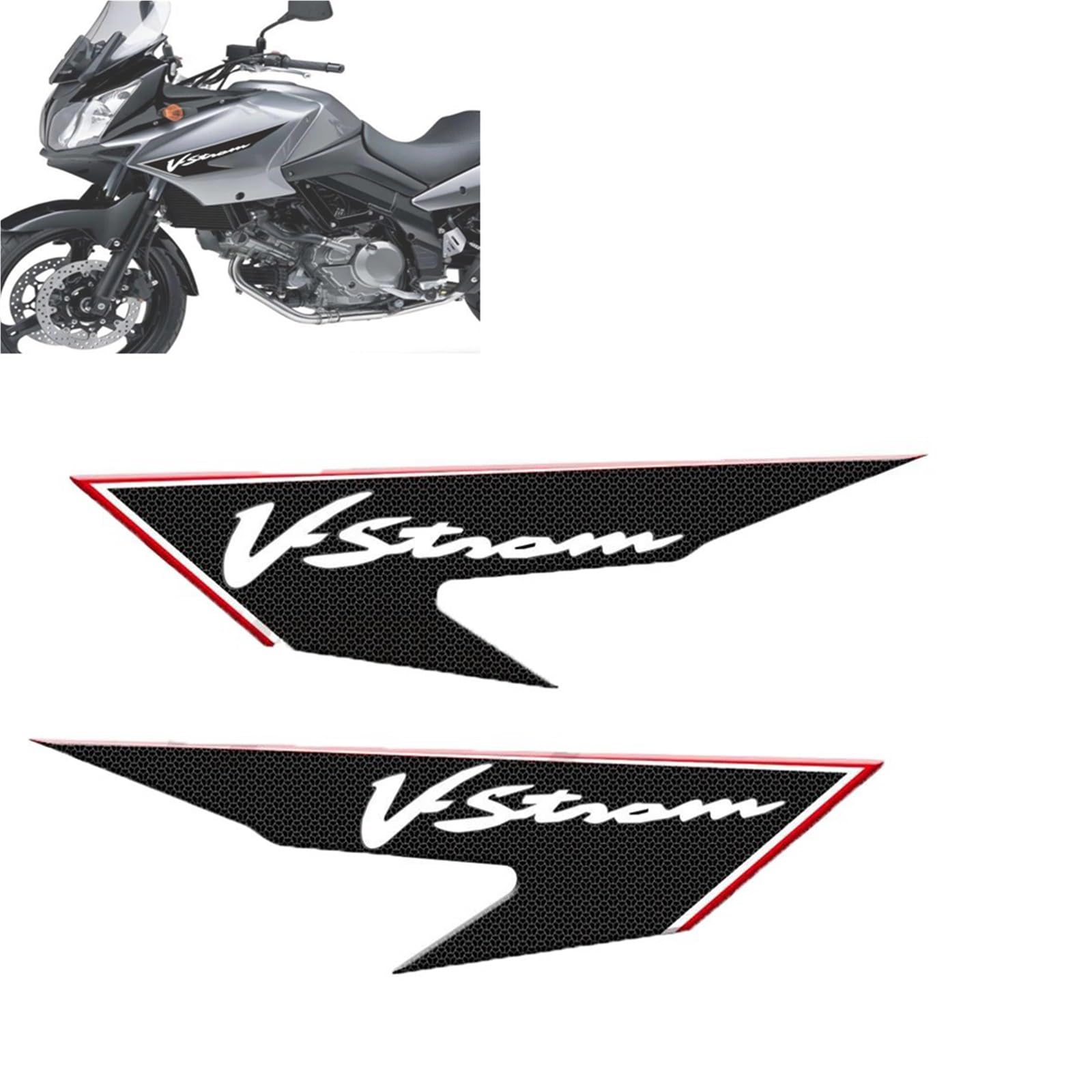 Autocollant de protection moto Suzuki V-Strom 650 anti-usure de peinture