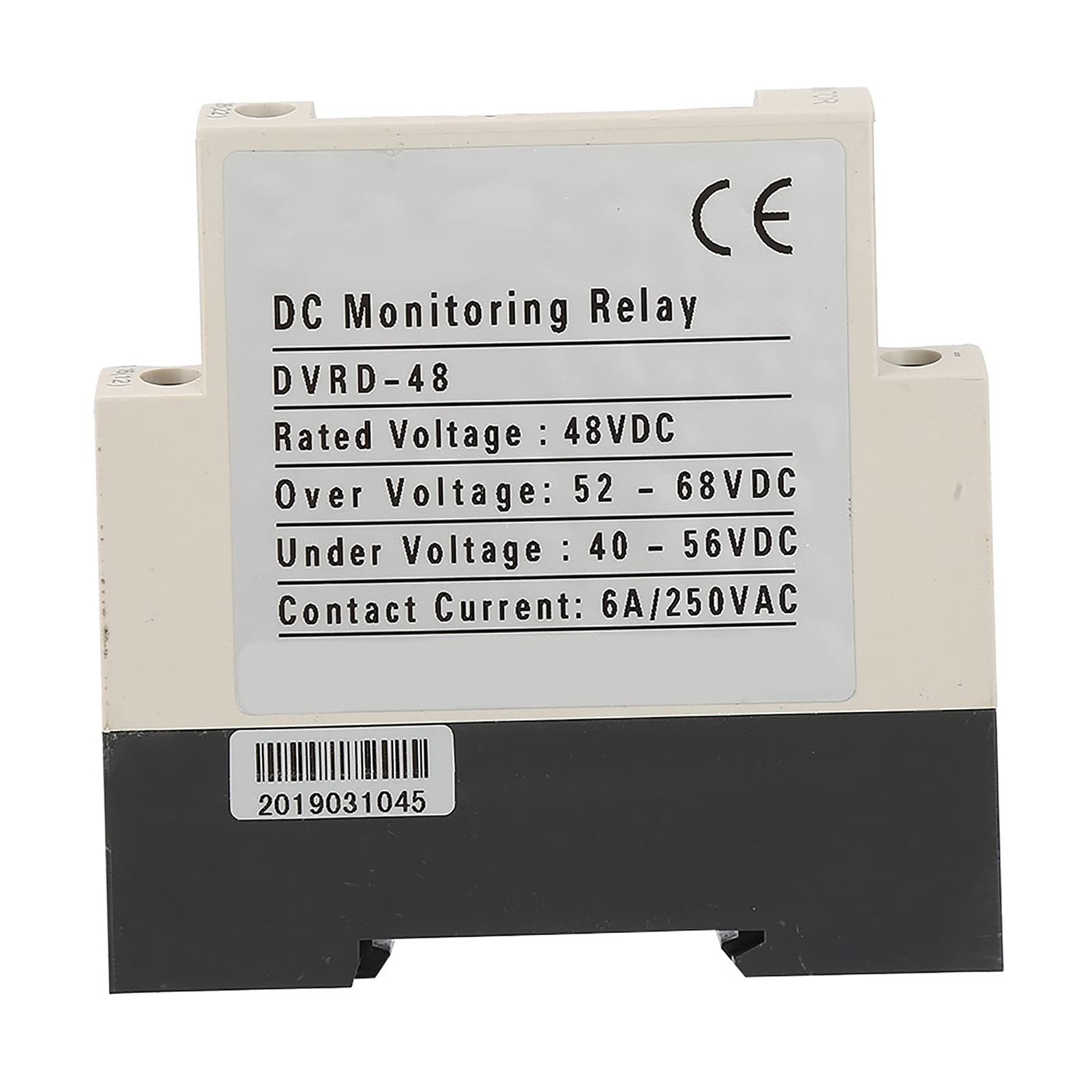 Relé Ajustable de CC, Relé de Monitoreo de Voltaje, Relé de Cambio de 48 V, Relé de Monitoreo de Voltaje Dvrd Relé de Protección contra Sobrevoltaje y bajo Voltaje Dc 12V (CC48V)