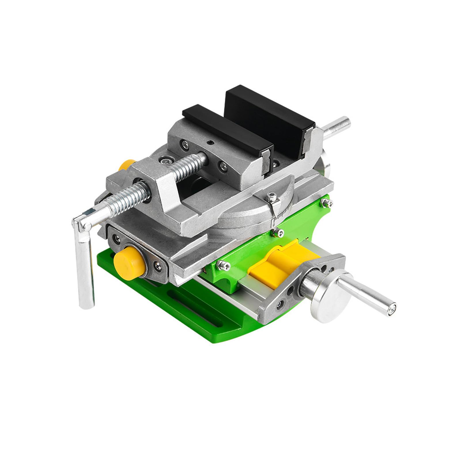 Tavolo da lavoro composto in lega di alluminio con movimento dell'albero X Y 80mm 67mm colpi per lavori di lavorazione fresatura morsa di perforazione