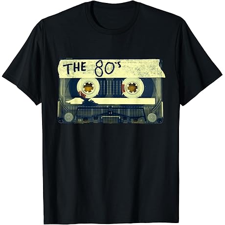 T-shirt with Custom Mix Tape Design