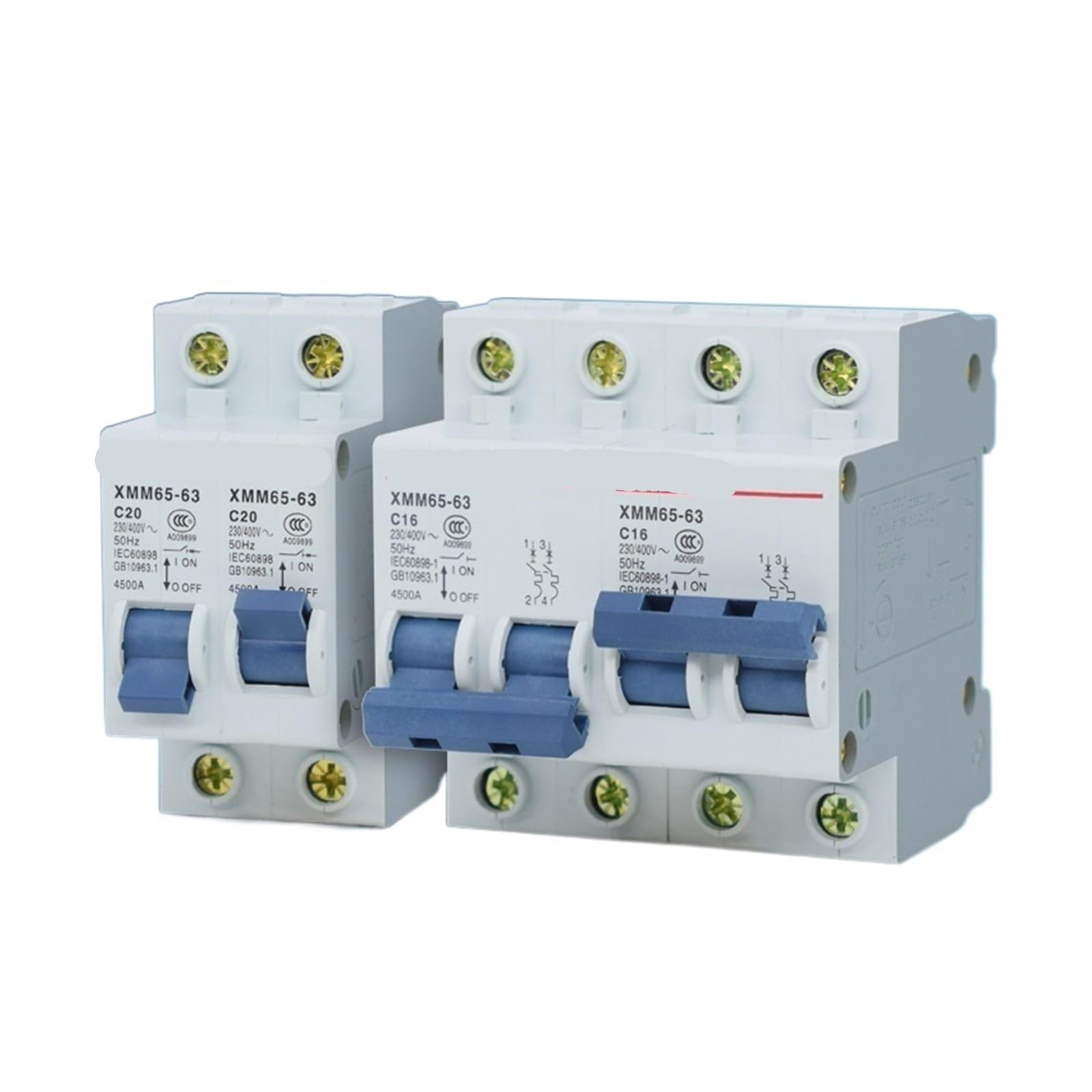 Disjoncteur de verrouillage DZ47 double conversion pour confort électrique