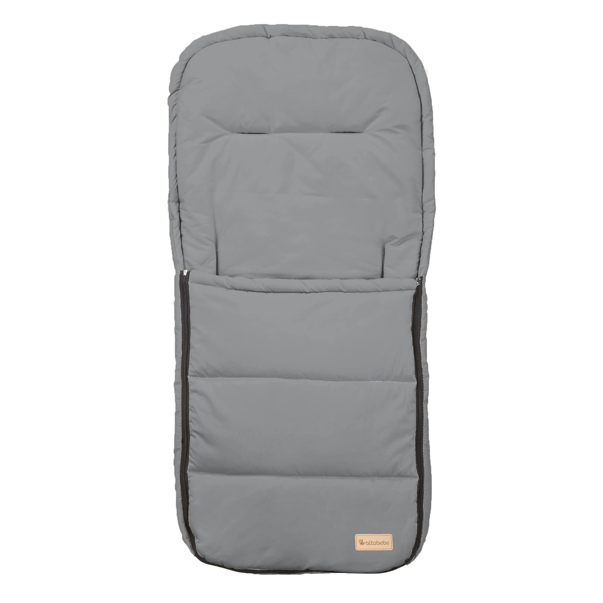 Altabebe Saco de entretiempo AL2200-10 para todo tipo de cochecitos y sillas de paseo, color gris