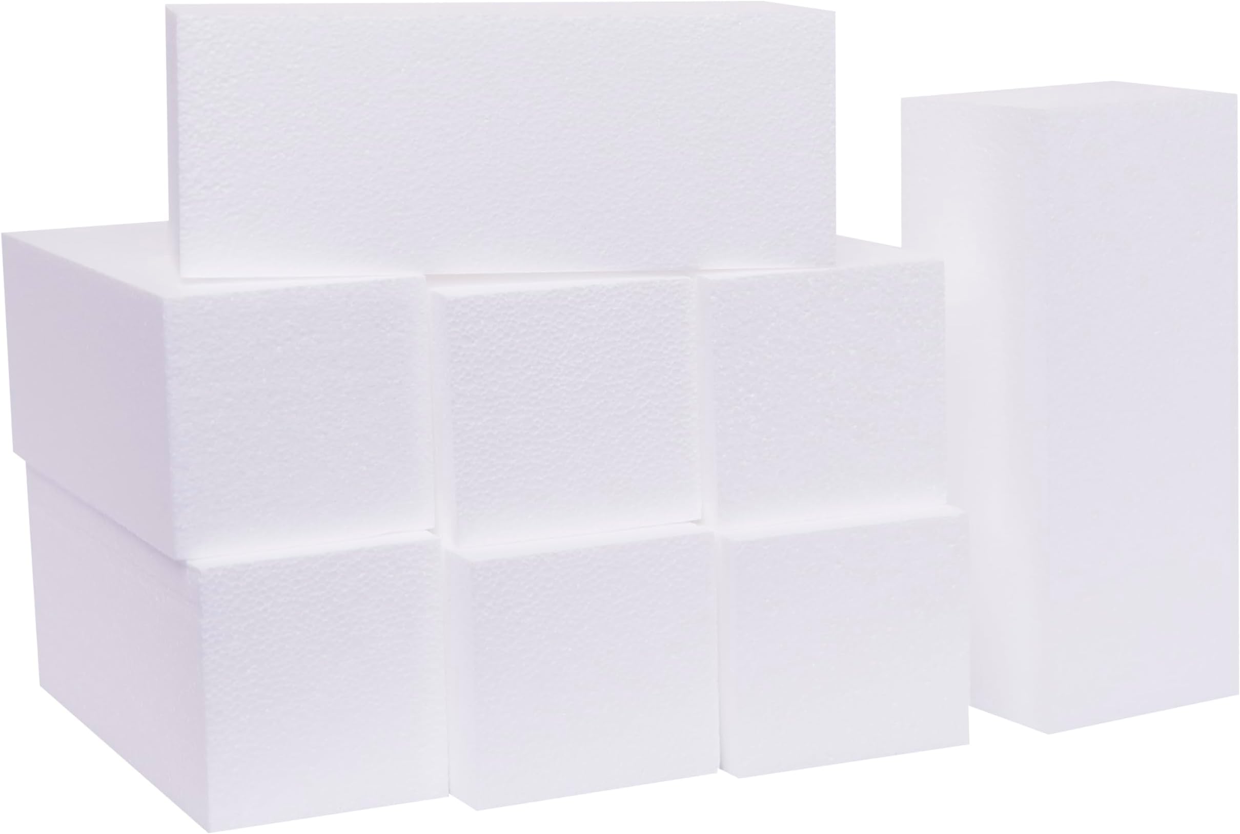 Silverlake 4x4x8 Craft Foam for Styrofoam Block Projects (8-Pack)