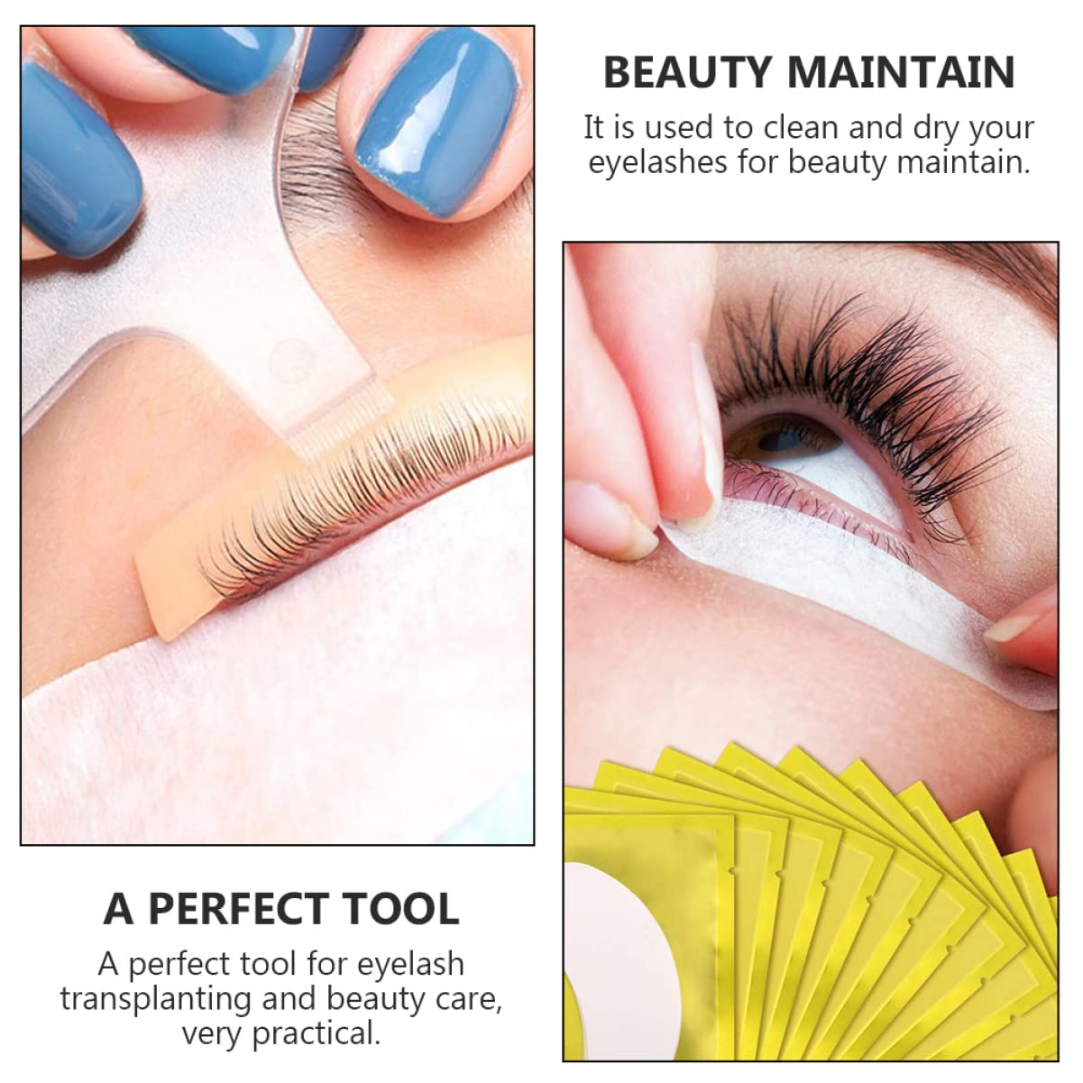 FRCOLOR 2sets Cuscinetti Silicone Per Perming Delle Extension Delle Ciglia Di Rainbow Pads e Accessori Per Bellezza Adatto Per Saloni e Uso Domestico