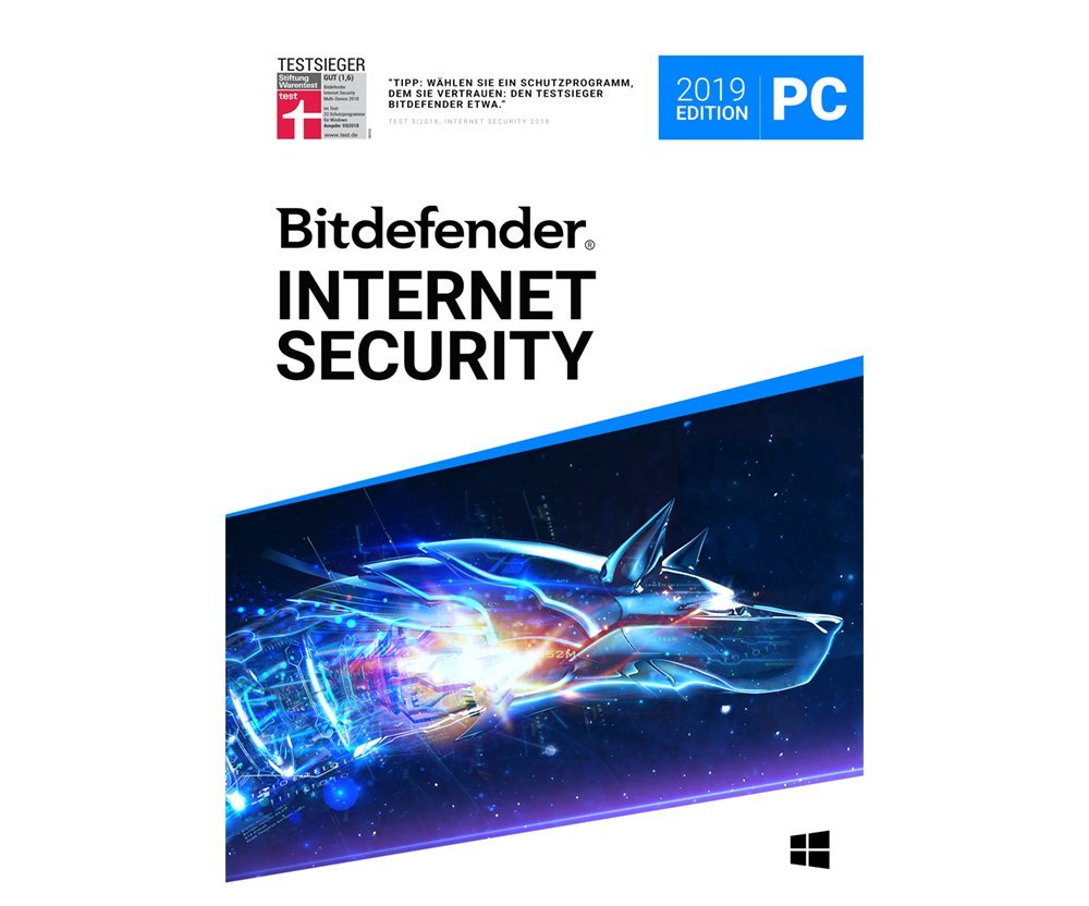 Bitdefender Internet Security 2019 | 5 Gerät | 3 Jahre | PC | PC Aktivierungscode per Email