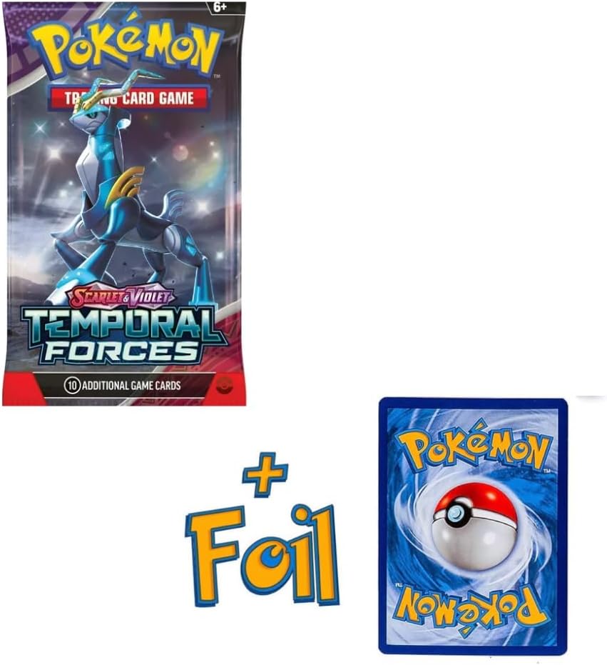 Scarlet and Violet Temporal Forces New Single Booster Bundle Pack Thumbnail