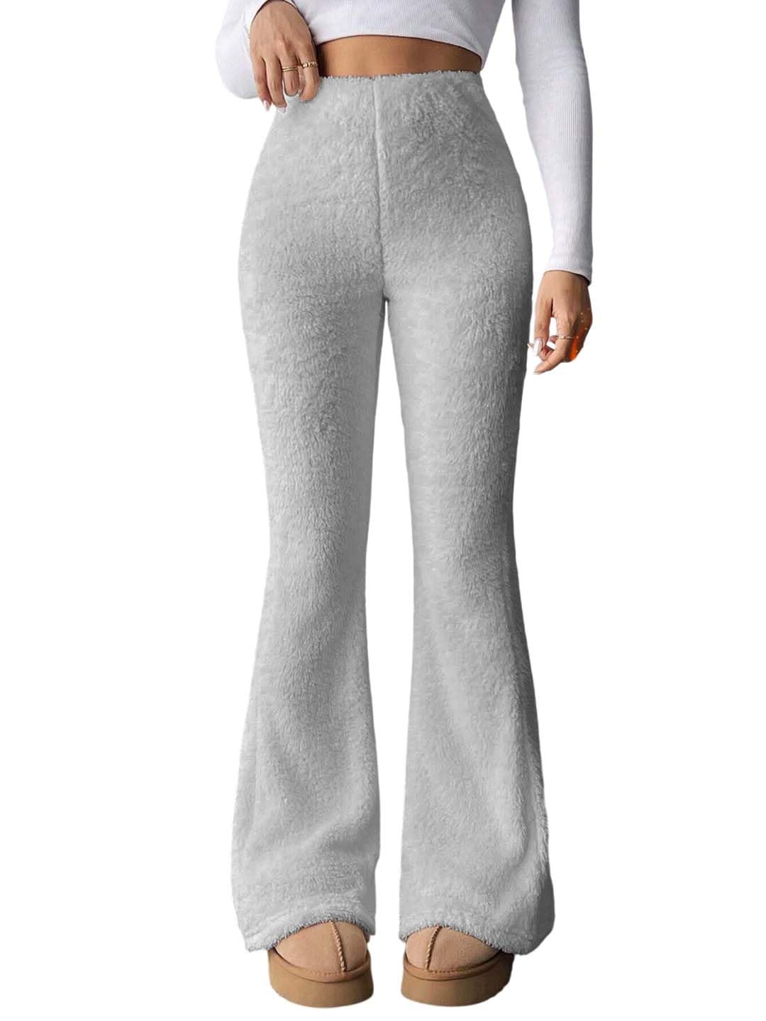 kotty Women’s Coral Fabric Flared Fit Pant – Super Soft Thermal Design for Stylish Cold Weather Comfort-picture-11