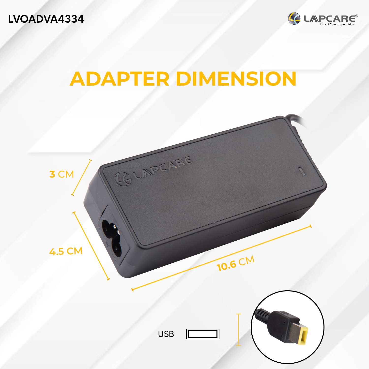 65W 45W Round Tip AC Charger Fit For Lenovo Ideapad 1 3 5 - View #5