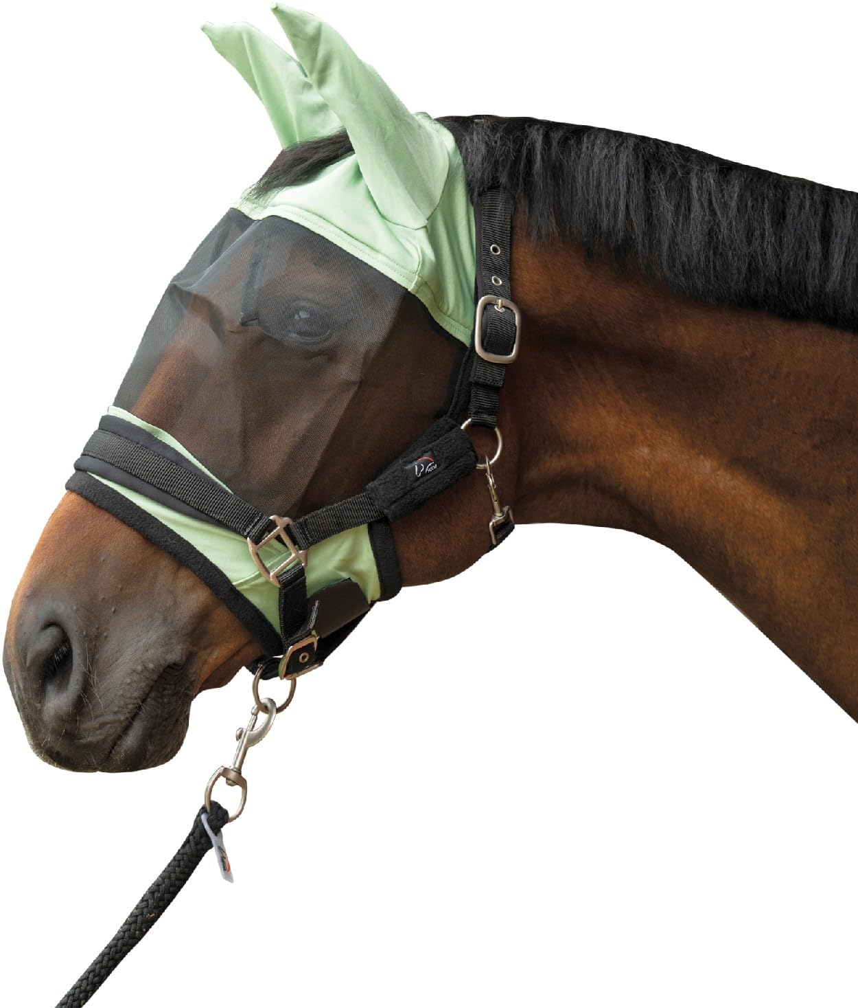 Masque anti-mouches Jade Poney HKM Premium pour la protection au pré
