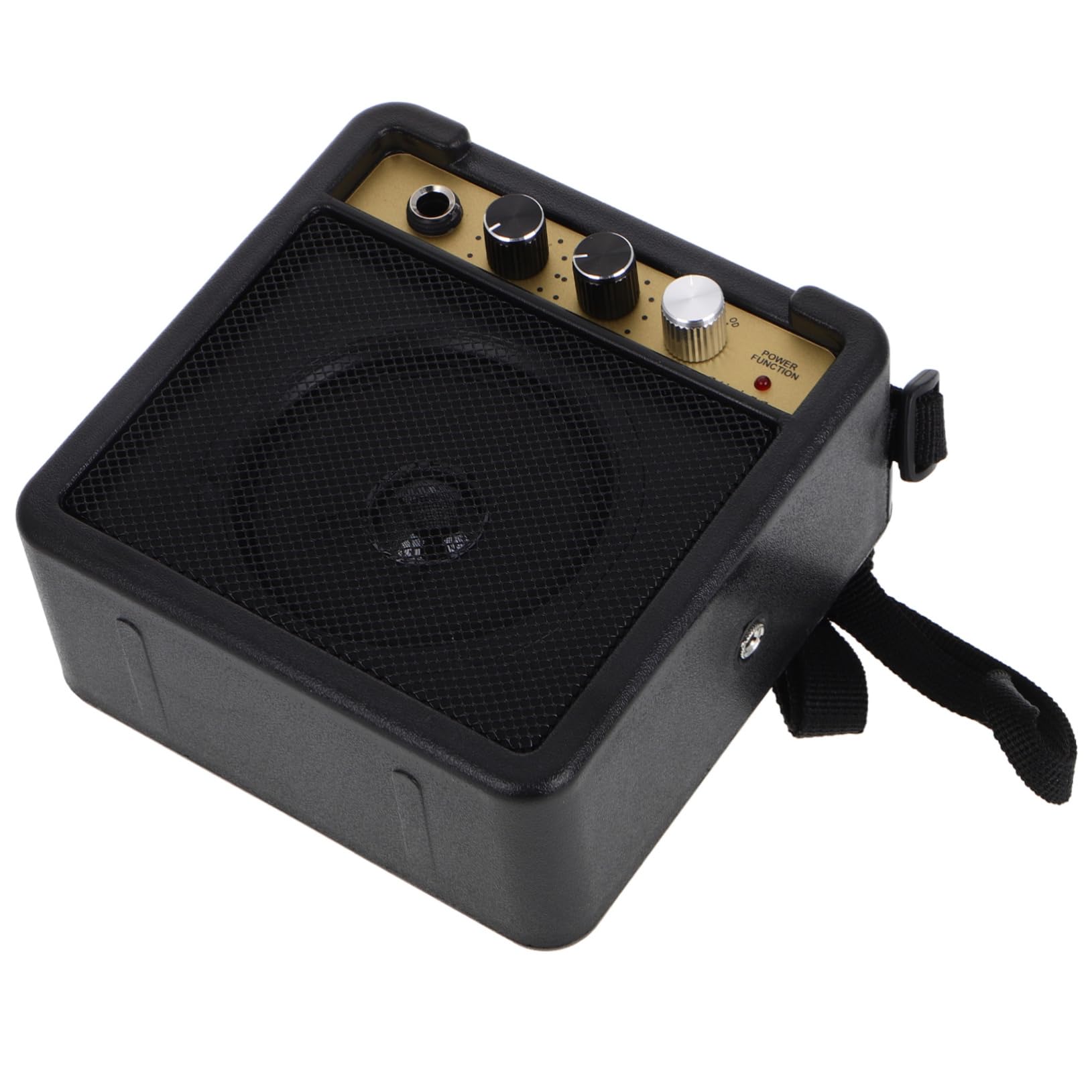 Mini Amplificatore per Chitarra Elettrica 5w Effetti Sonori Integrati e Struttura Robusta in Plastico e Metallo, per Esercitazioni Musicali Pratiche