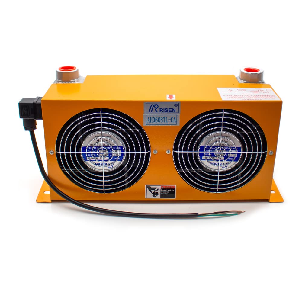 AH0608TL-CA Radiatore Idraulico Dell'aria Raffreddata ad Aria Radiatore Dell'olio AF Serie Piastra-aletta Alluminio Olio Idraulico Raffreddatori(AC 220V)