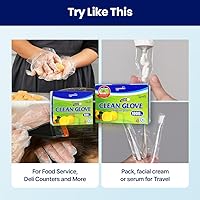 Vista 7 de CLEANWRAP Guantes desechables (corto/largo) - LDPE, BPA FREE