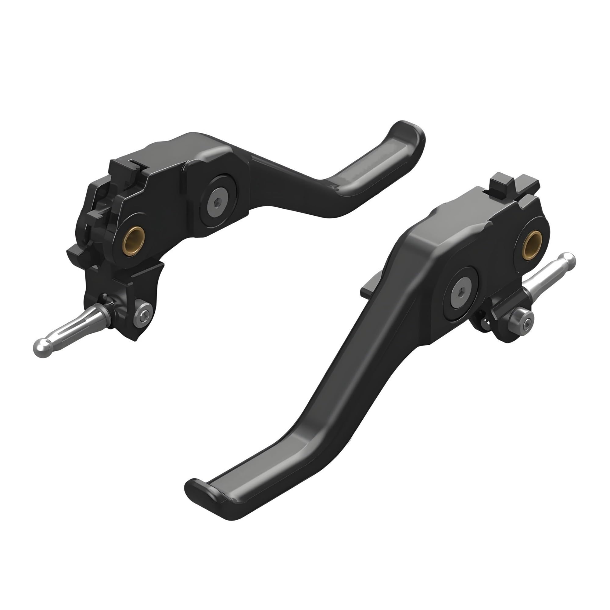 Palanca de freno y embrague de motocicleta acabada en negro para BMW R1200GS