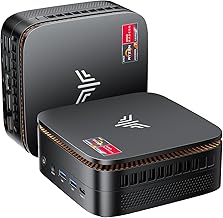 AMD Ryzen 7 Pro 7735 HS, 16 GB + 512 GB, Max. 4.75 GHz, Mini PC, Windows 11Pro, 3 Screen Output, 2.5 Gbps LAN, WiFi 6, HDMI, Energy Saving, Small PC, Office, Gaming PC, Ryzen Only, Minipc Office