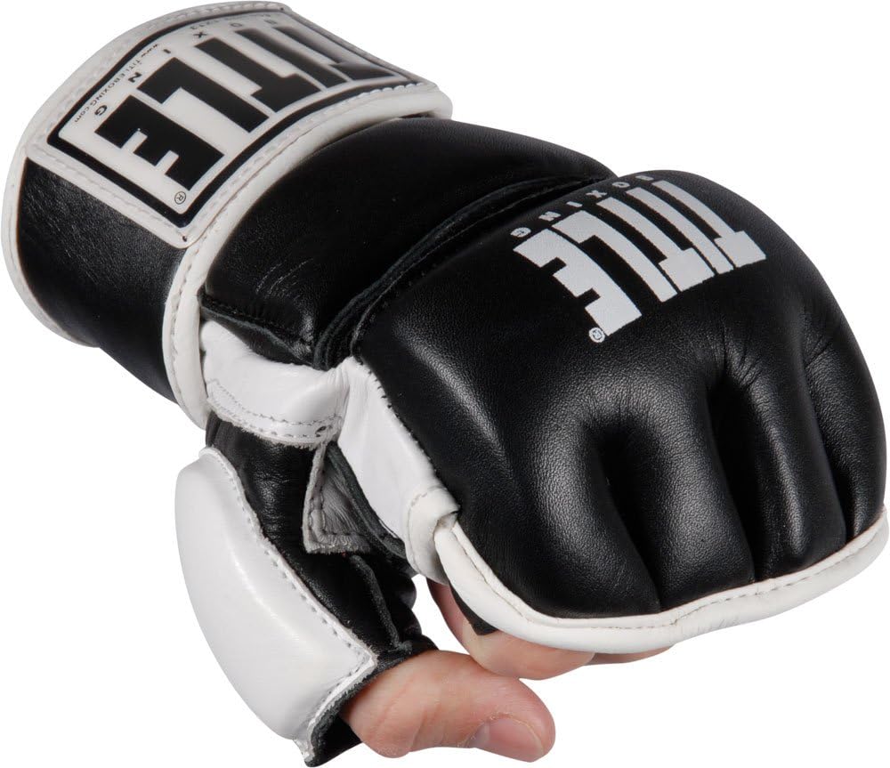 TITLE Wristwrap Leather Heavy Bag Gloves