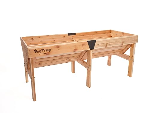 VegTrug Classic Raised Bed, Natural, Medium 1.8m - Made in USA
