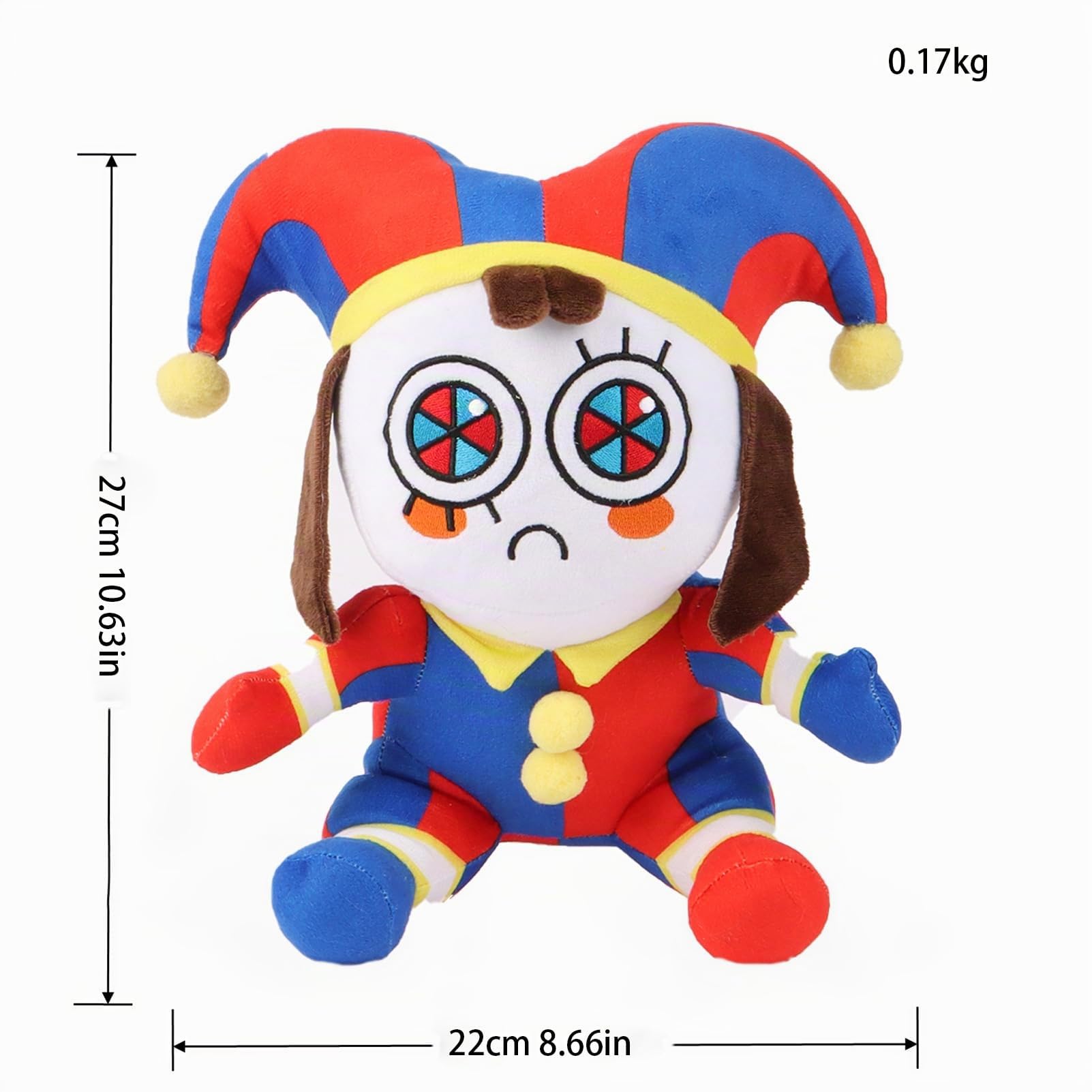 Amazing Digital Circus peluche 11 pollici carino Pomni e Jax cuscino regalo compleanno Natale