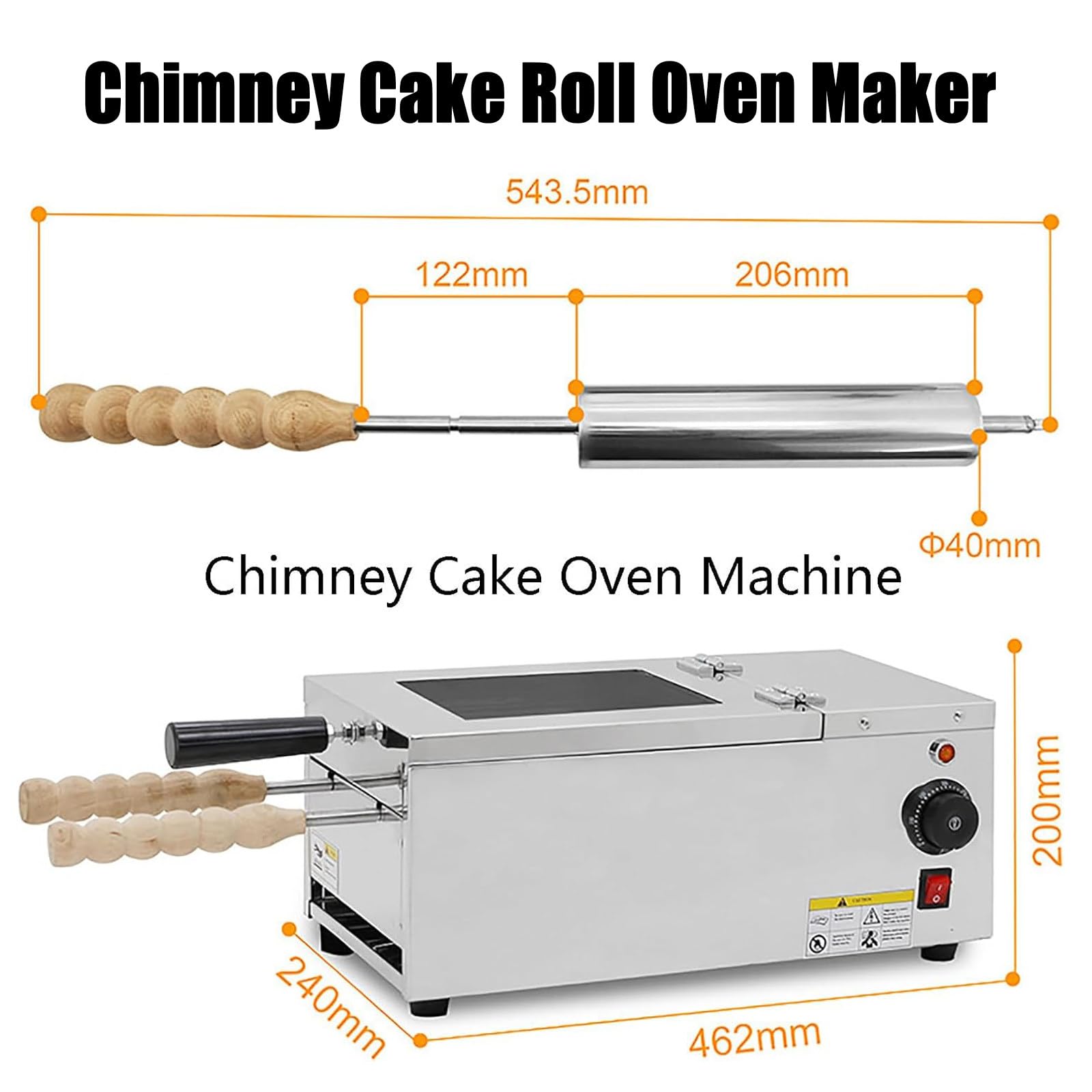Máquina para Hacer Conos De Helado 1500W,con Molde Acero Inoxidable,Máquina Eléctrica para Hacer Panecillos,Ajustable 50°C a 300°C para La Cocina Doméstica Y El Uso Comercial Snack Bar