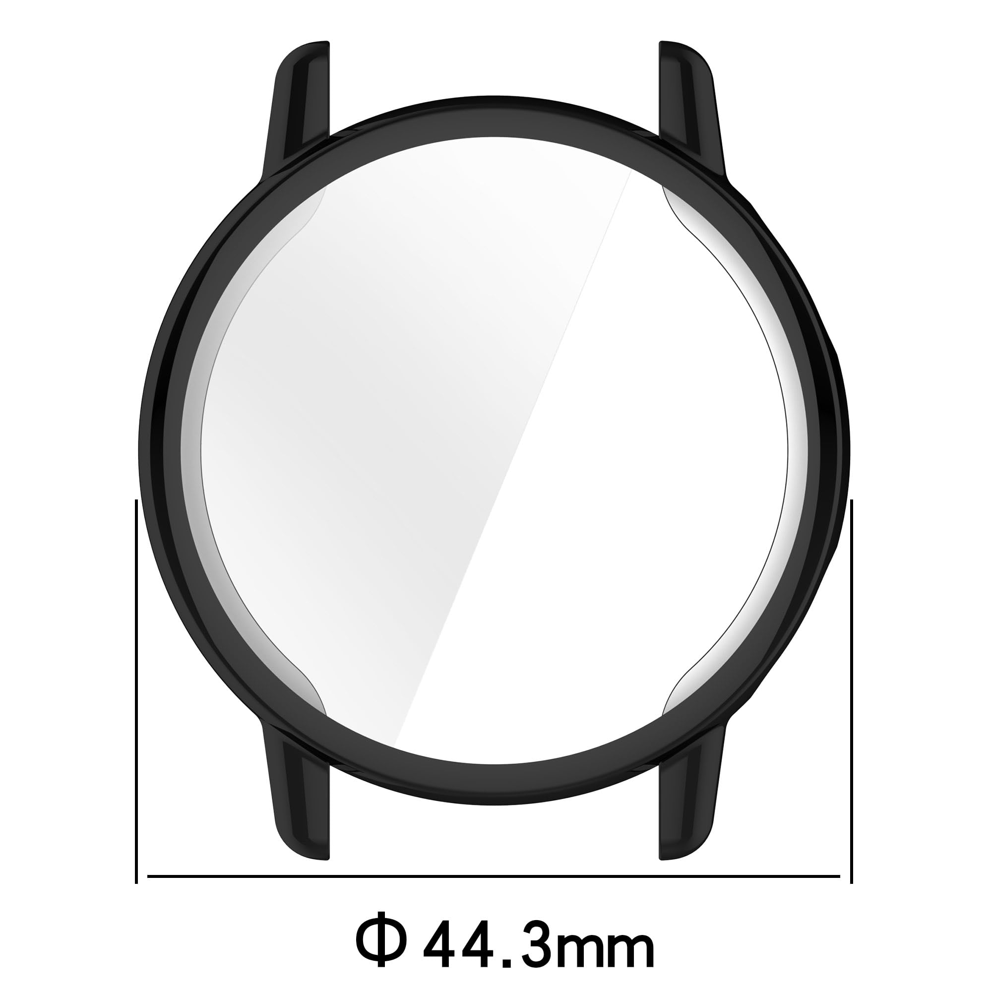 Etui kompatybilne z Garmin Vivoactive 5 osłona ekranu, powłoka ochronna z tworzywa TPU, powłoka pancerna do Vivoactive 5 (7 szt.)