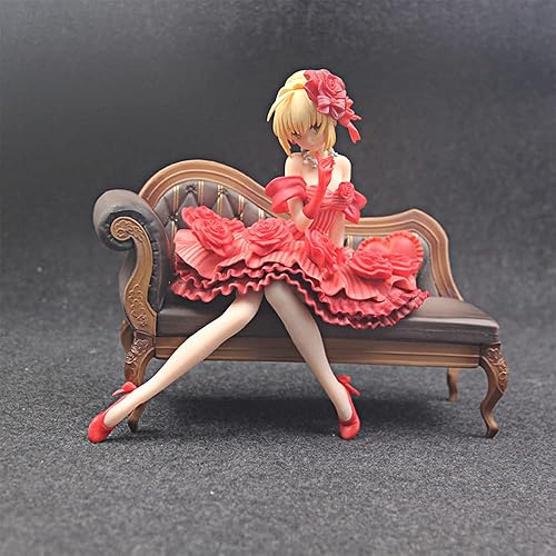 BRADEC Nero, Dresses Emperor - Adornos de 7.9in, Fate Grand Order, modelos de figuras de PVC de juego de anime, regalo de cumpleaños para fanáticos