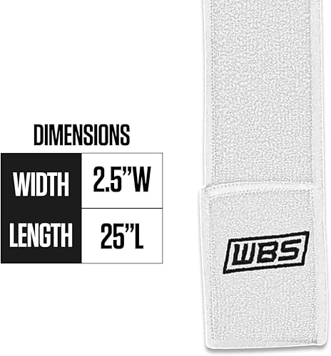 Miniatura 8 de We Ball Sports Streamer - Toalla deportiva con cierre de velcro para limpiar visera y guantes de fútbol (blanco)