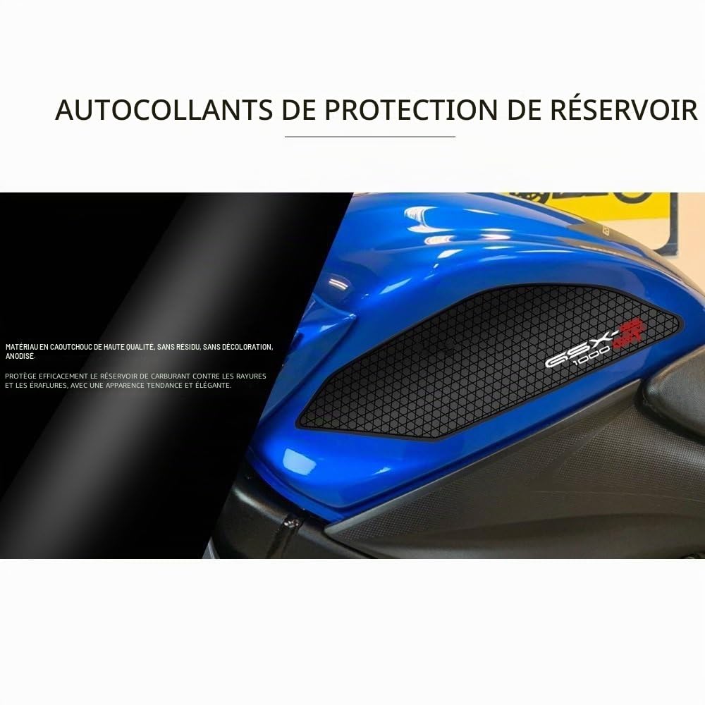 Protège Réservoir Pour Suzuki GSX-S1000GT GSX-S 1000 GT 2022 Accessoires Moto Autocollants Réservoir Carburant Latéraux Antidérapants Autocollant En Caoutchouc