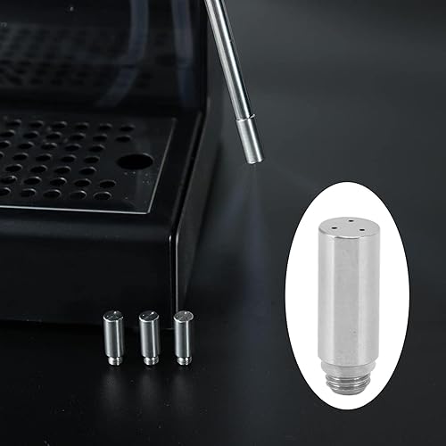 Miniatura 8 de Boquilla de vapor para máquina de café, punta de boquilla de máquina de café de 3 agujeros, boquilla de vapor de espuma de leche, boquilla de vapor