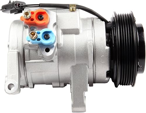 cciyu Compresor de aire acondicionado para Chrysler Aspen para Dodge Durango para Jeep Commander Grand Cherokee 3.7L 4.7L 2004-2007 Sustituye al