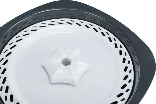 Foto 6 de 8 de Trixie Fuente Flower, Blanco/Gris, 2 l/18,5 × 13 × 18,5 cm, para Perros