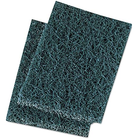 Premiere Pads PAD 188 Ebytra Heavy Duty Scouring Pad, 5" Length by 3-1/2" Width, Blue/Gray (Case of 20) Cover