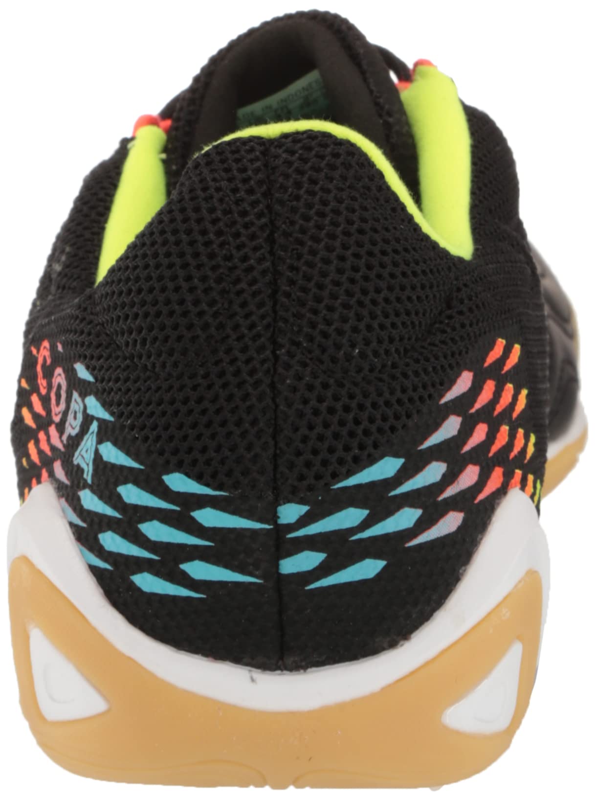 adidas Unisex Copa Sense.3 Indoor Sala buty piłkarskie, czarny/jasny cyjan/drużyna słoneczny żółty, 45 EU, Czarny jasny cyjan zespół słoneczny żółty, 46 EU