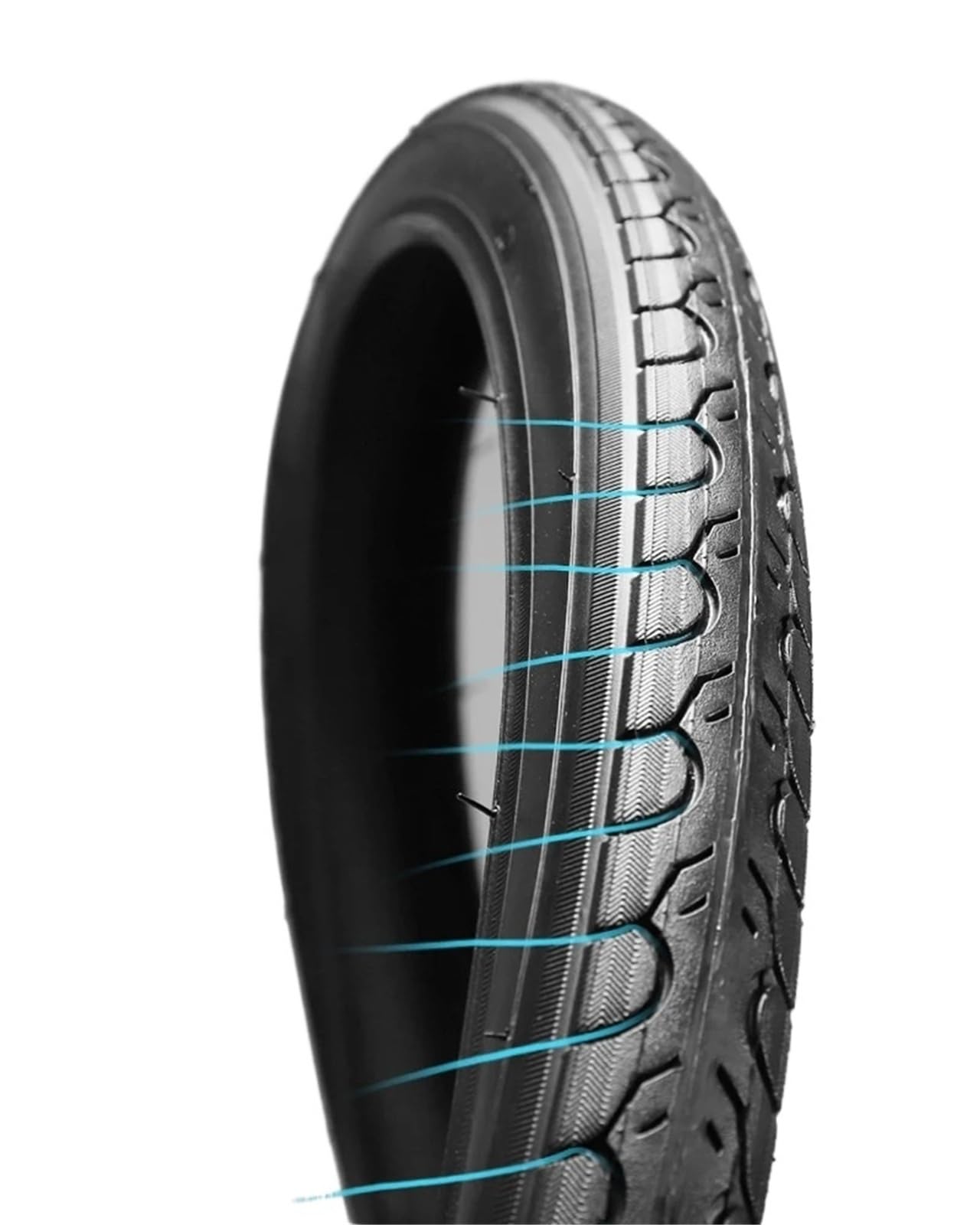 Genérico Compatible con neumáticos y cámaras de Bicicleta de 26"