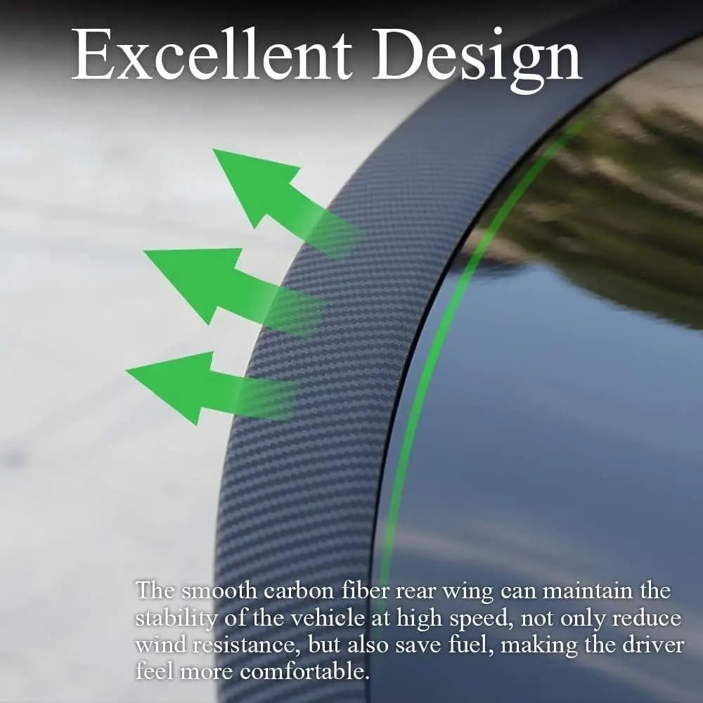 Spoiler Auto Ogon Samochodu Do modelu Tesla 3 2017-2024 samochodowy tylny spojler