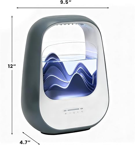 Miniatura 7 de Máquina de ruido blanco 7 en 1, dispositivo de ayuda para dormir con sonidos de lluvia, luz ambiental, humidificador, difusor de aroma y modo de