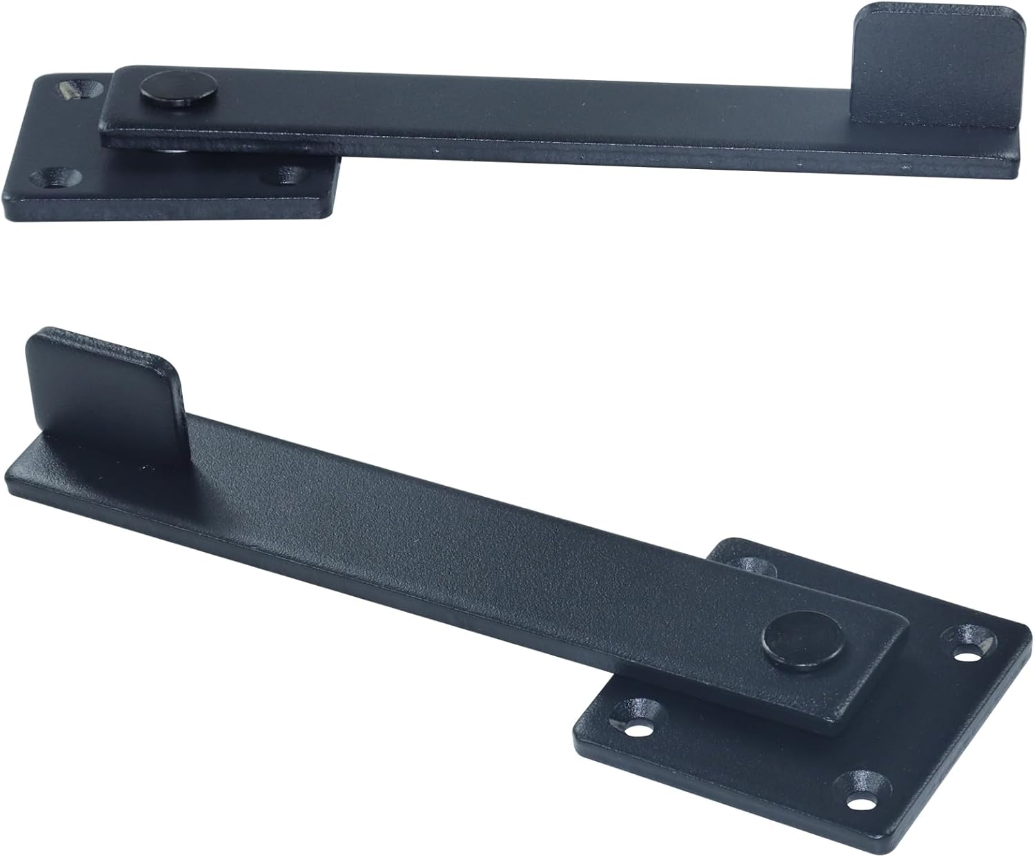2 Pack Heavy-Duty Flip Latch Lock Set with Screwdriver for Use on Wooden Fences, Barn Doors, Garden Gates, Sliding Doors, Cabinets, Carports, Yards, Orchards, and Ranches