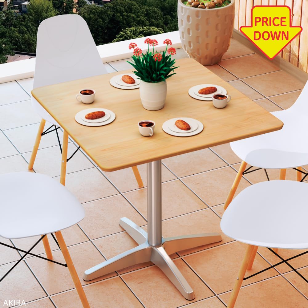 ダイニングテーブル AKIRA Amazon｜家具のAKIRA カフェテーブル 食卓テーブル 四角 ナチュラル 幅